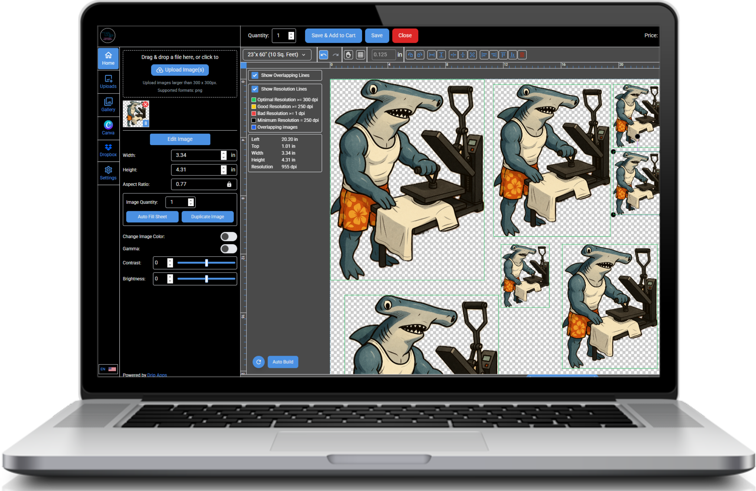 Gang Sheet Builder